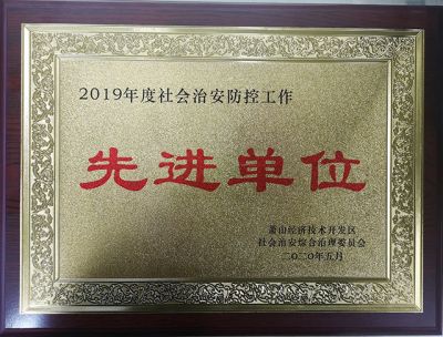 The Advanced Unit of Social Security Prevention and Control in 2019